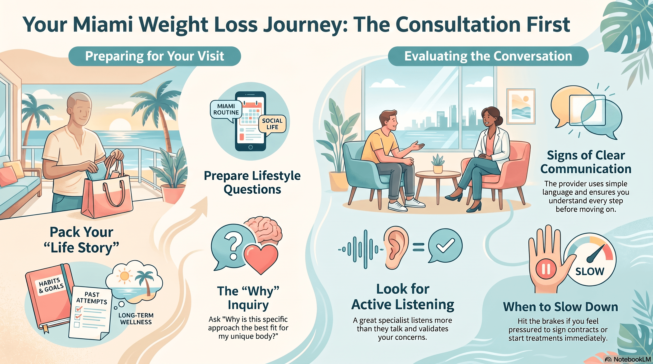 Miami weight loss consultation guide for patients before any treatment plan