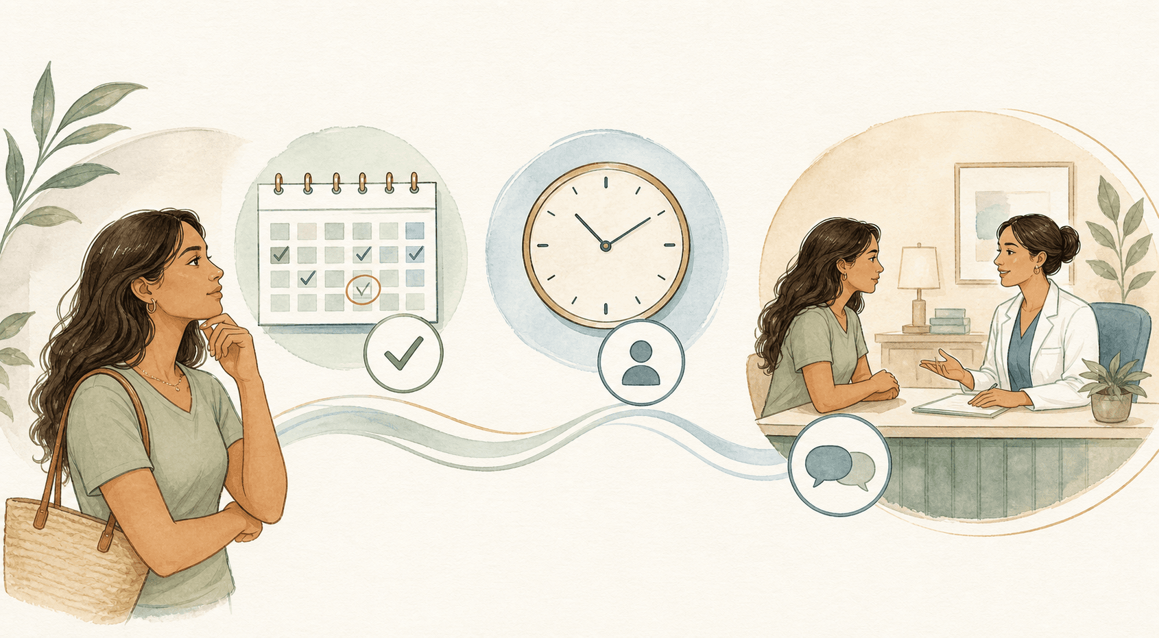 The Wellness Room consultation comparison focused on scheduling, wait times, and follow-up