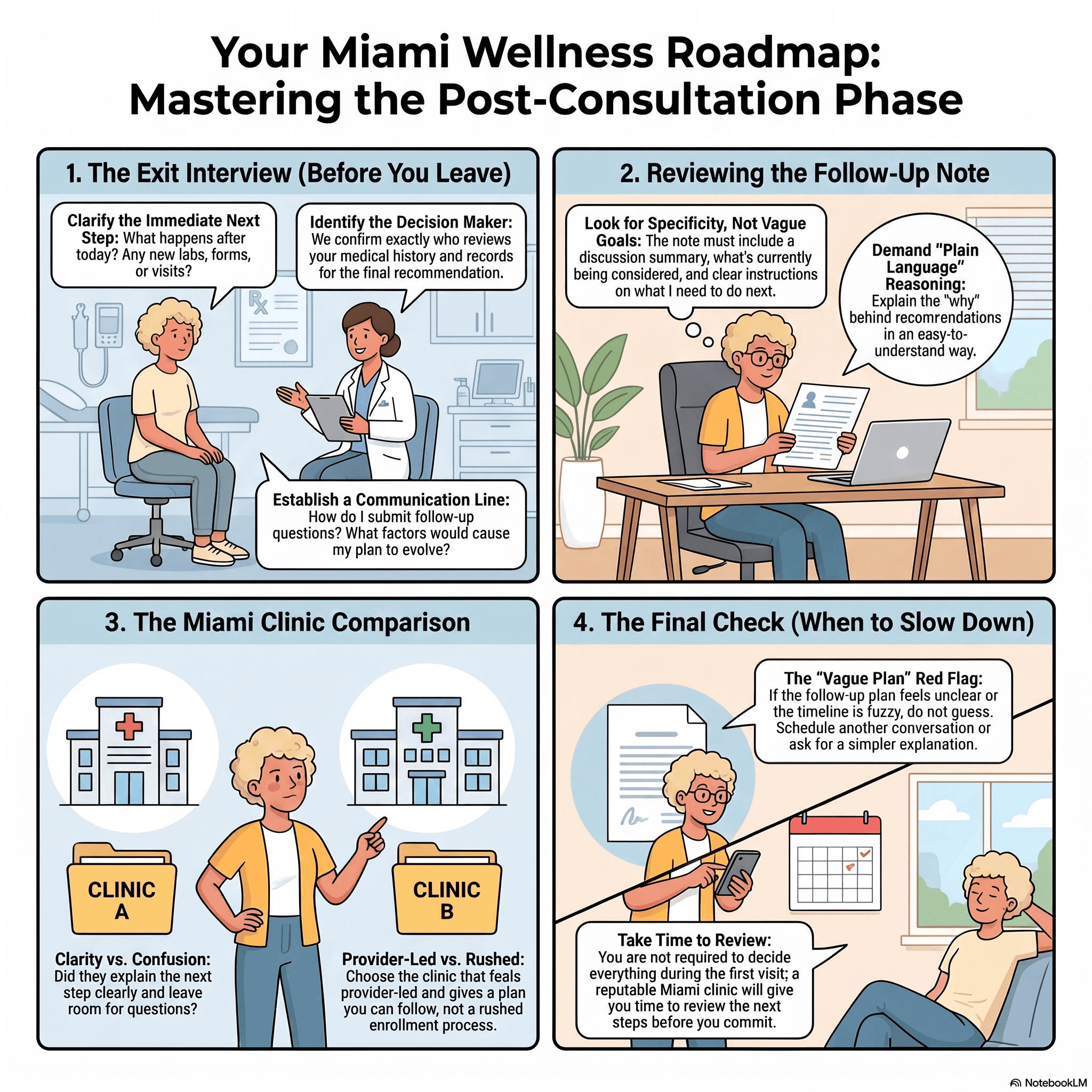 Miami wellness follow-up questions after the first consultation