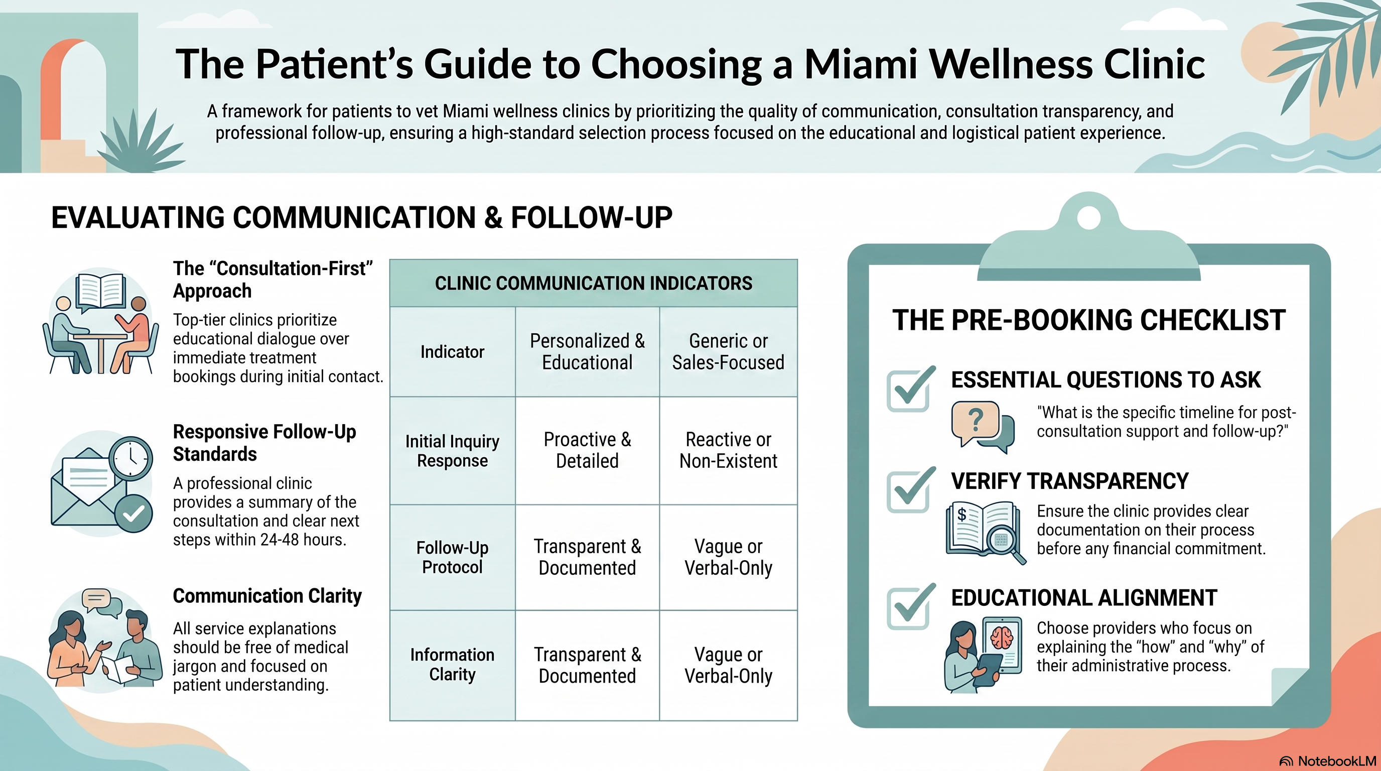 Quality-first consultation and follow-up visual for The Wellness Room in Miami
